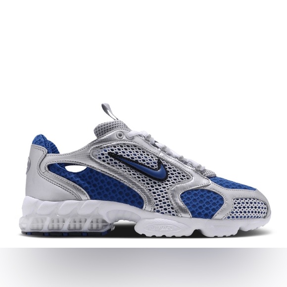 Nike Wmns Air Zoom Spiridon Cage 2 White University Blue - Picture 3 of 11